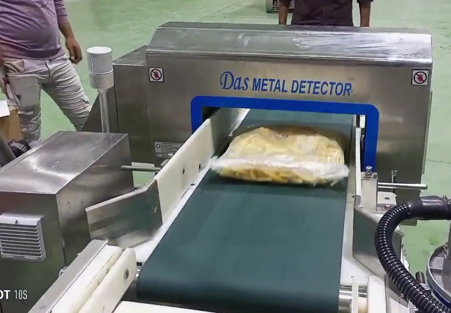 Metal Detector With Product